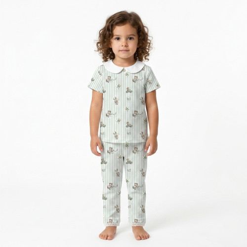 Luxury Pajama Set with Coll..