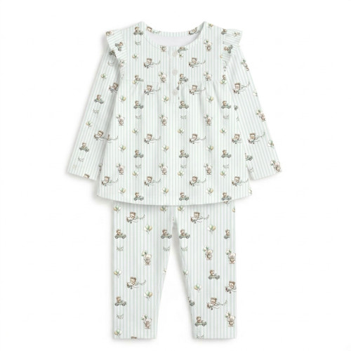 Yoke Girls Pyjama long slee..
