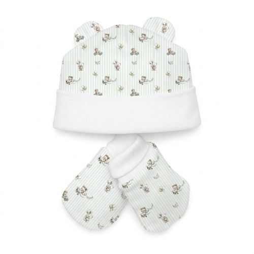 Hat and Mittens Set010 OLIV..