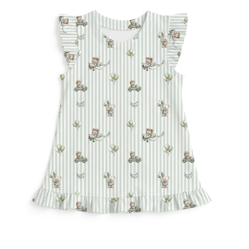 Frill Trim Sleeveless Top for Girls TSH003 OLIVER Frill Trim Sleeveless Top for Girls TSH003 OLIVER