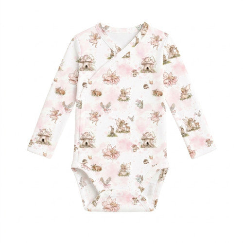 Printed Long-Sleeve Kimono ..
