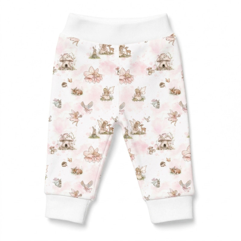 Cotton Baby Joggers BR014 PINK PEARLS Cotton Baby Joggers BR014 PINK PEARLS