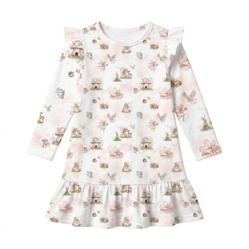 Charming Long-Sleeved Night..