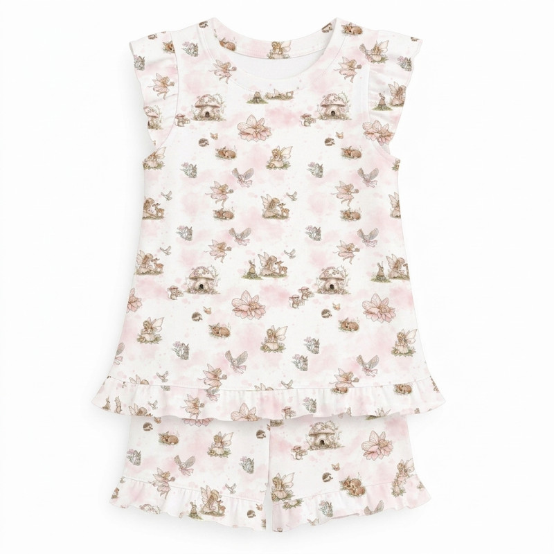 Adult Pyjama PW107 – Luxury Pima Cotton, Short Sleeve Top & Shorts PW107 PINK PEARLS Adult Pyjama PW107 – Luxury Pima Cotton, Short Sleeve Top & Shorts PW107 PINK PEARLS