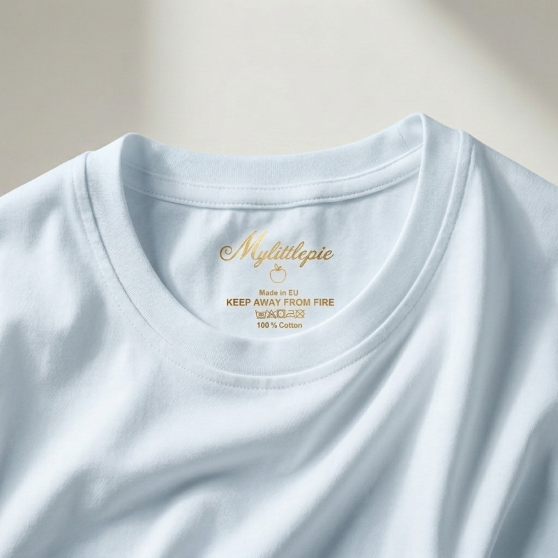Luxury Short Adult Classic Soft Blue T-shirt My Little Pie PW-T001