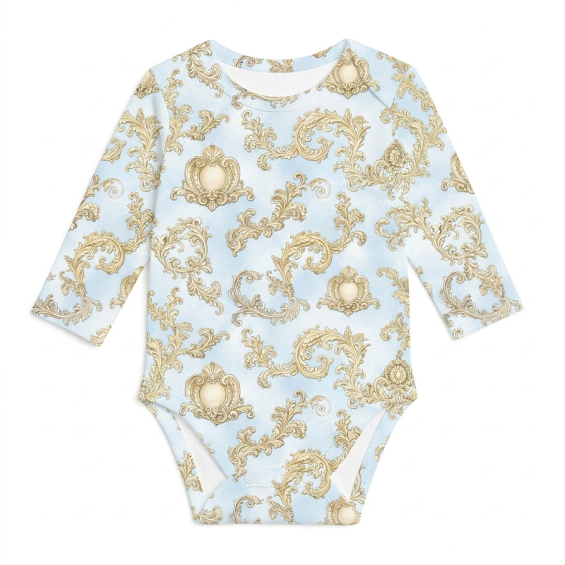 Боди с длинным рукавом для малышей BLS001 ROYAL BLUSH BLUE Боди с длинным рукавом для малышей BLS001 ROYAL BLUSH BLUE