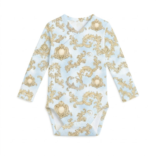 Printed Long-Sleeve Kimono ..