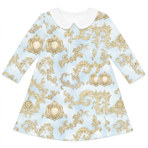 Charming Long-Sleeved Dress..
