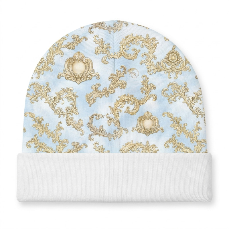 Cotton Baby Hat H004 ROYAL BLUSH BLUE Cotton Baby Hat H004 ROYAL BLUSH BLUE