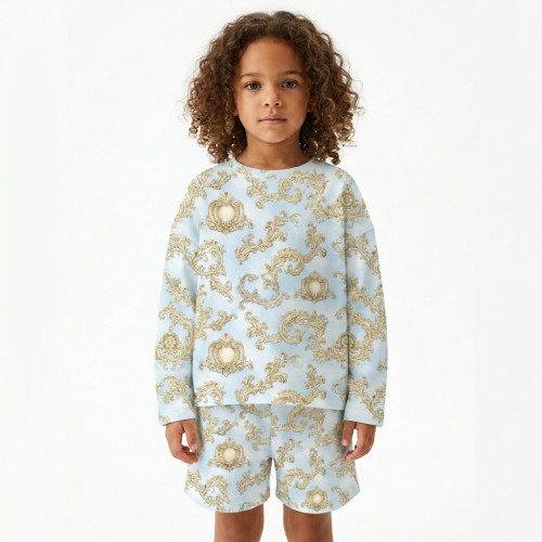 Printed Supima Cotton Top a..