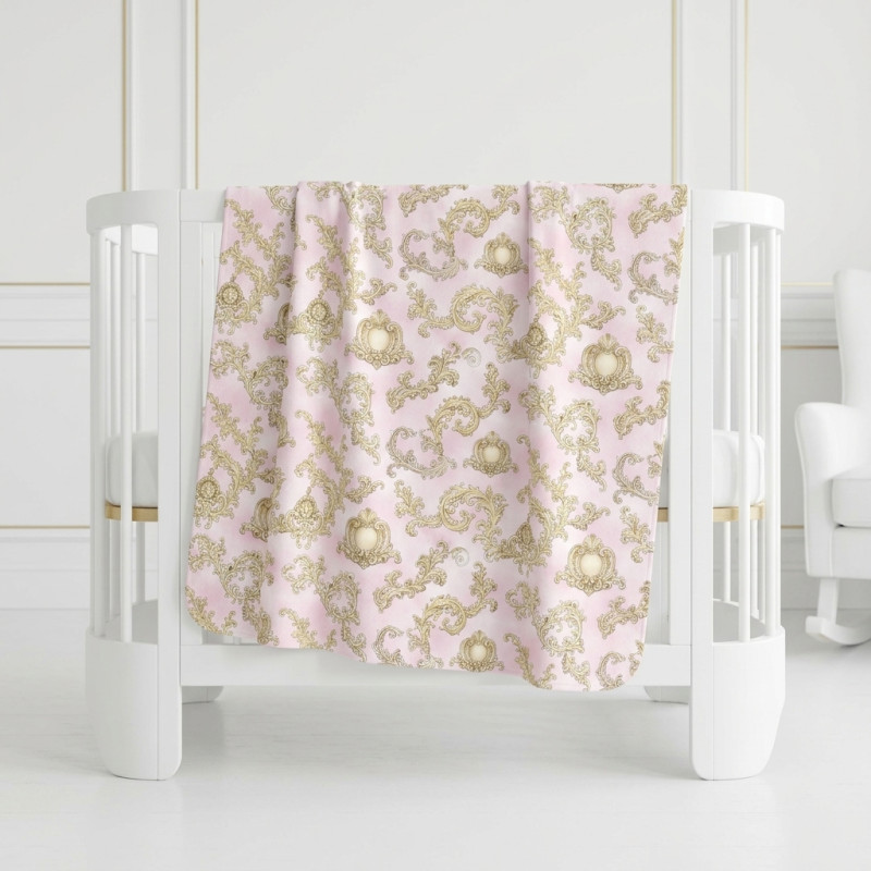 Two-Layer Baby Blanket BL001  ROYAL BLUSH PINK