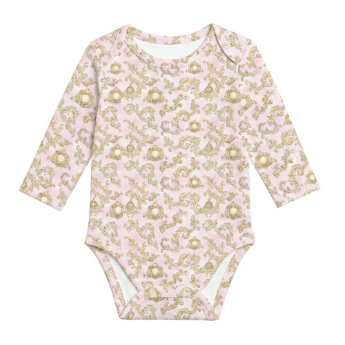 Printed Long-Sleeved Bodyve..