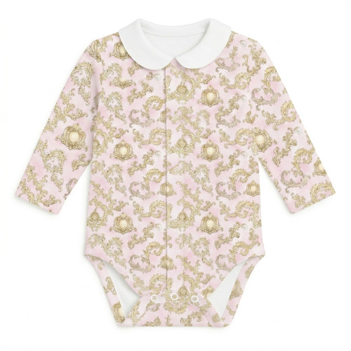 Printed Long-Sleeve Front F..