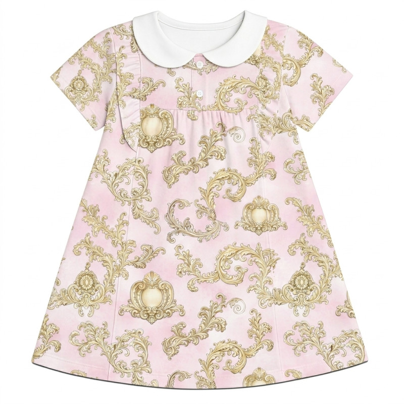 Supima Cotton Night Dress with Ruffle and Collar DR018CL ROYAL BLUSH PINK Supima Cotton Night Dress with Ruffle and Collar DR018CL ROYAL BLUSH PINK