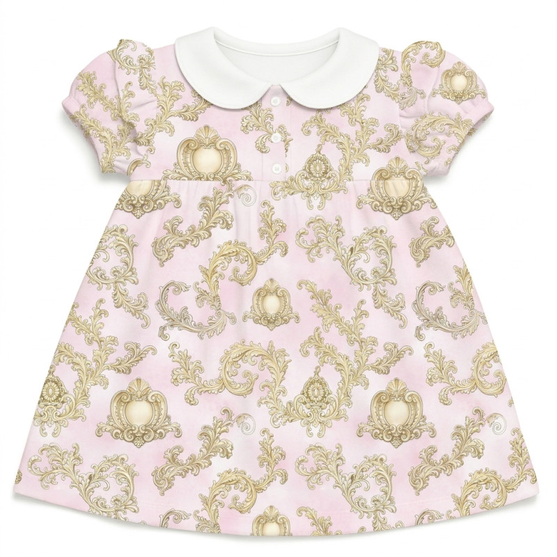 Supima Cotton Night Dress with Ruffle DR019CL ROYAL BLUSH PINK Supima Cotton Night Dress with Ruffle DR019CL ROYAL BLUSH PINK
