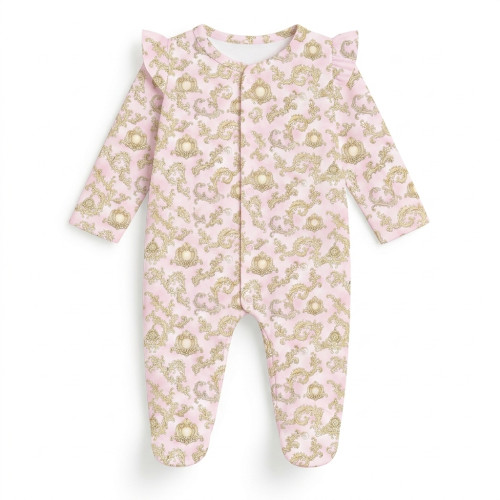 Babygrow with ruffles 100% ..