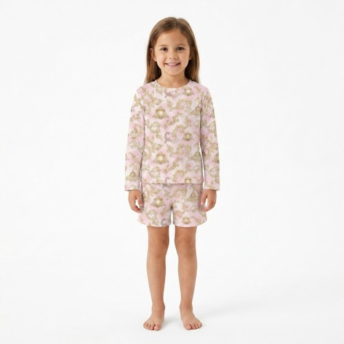 Printed Supima Cotton Top a..