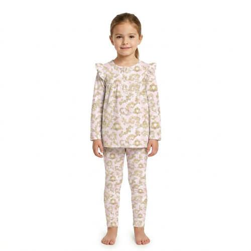 Yoke Girls Pyjama long slee..