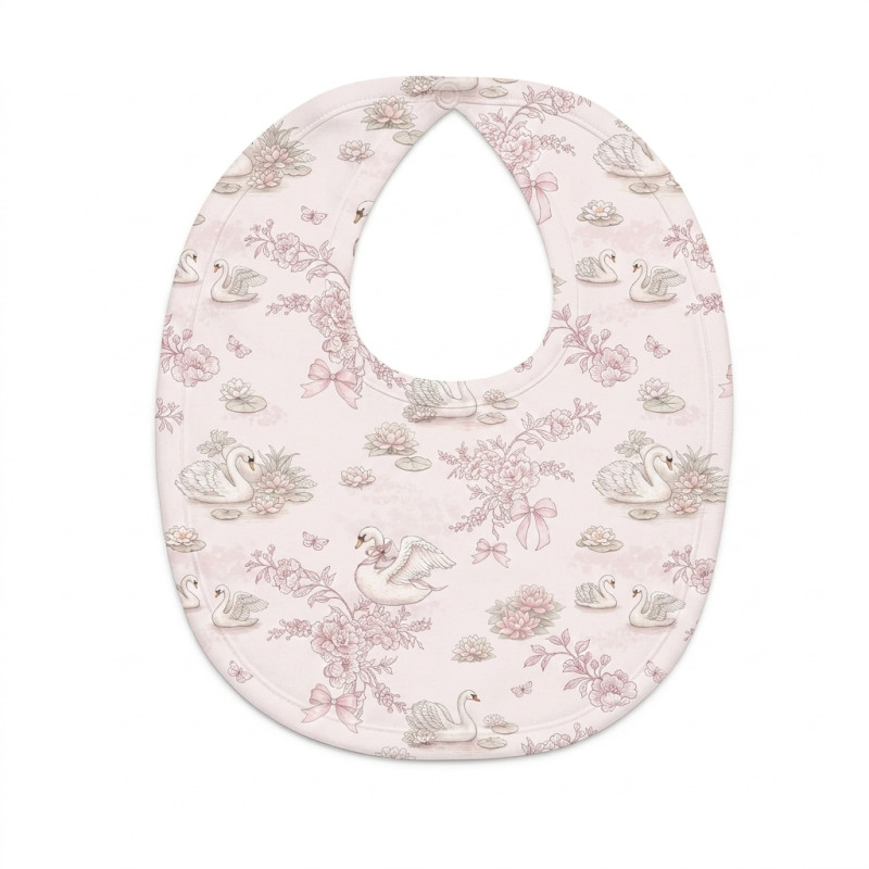 Baby Bib with Picot Trim BIB005 SERENITY Baby Bib with Picot Trim BIB005 SERENITY