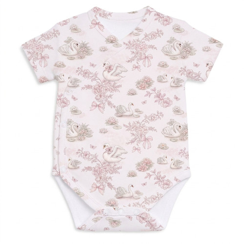 Printed Short-Sleeve Kimono..
