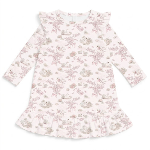 Charming Long-Sleeved Night..
