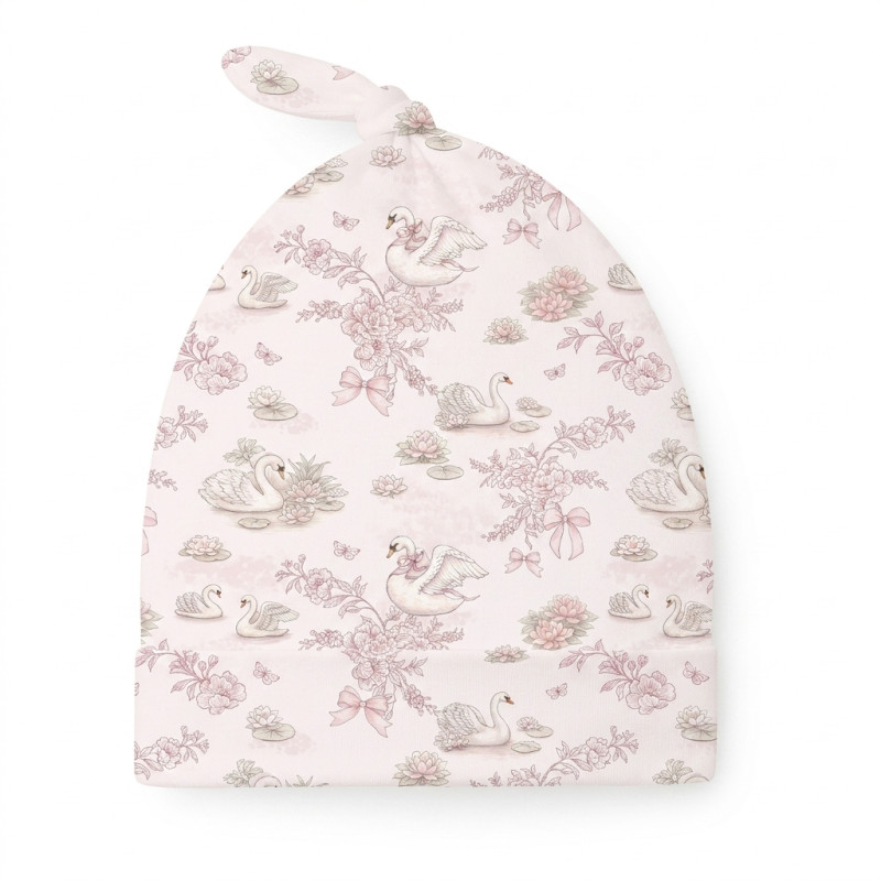 Supima Cotton Layette Hat with Knot H003 SERENITY Supima Cotton Layette Hat with Knot H003 SERENITY