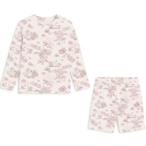 Printed Supima Cotton Top a..