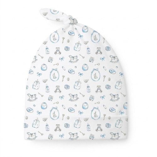 Supima Cotton Layette Hat w..