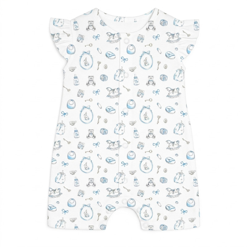 Supima Cotton Shortie with Ruffles – R007
