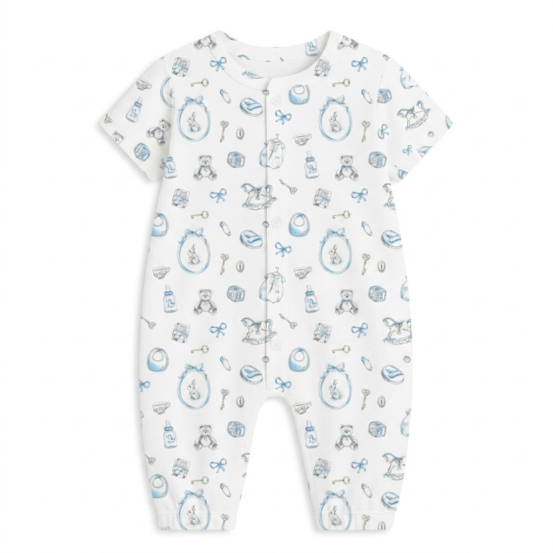 Long Supima Cotton Shortie with Sleeves R017 Long Supima Cotton Shortie with Sleeves R017
