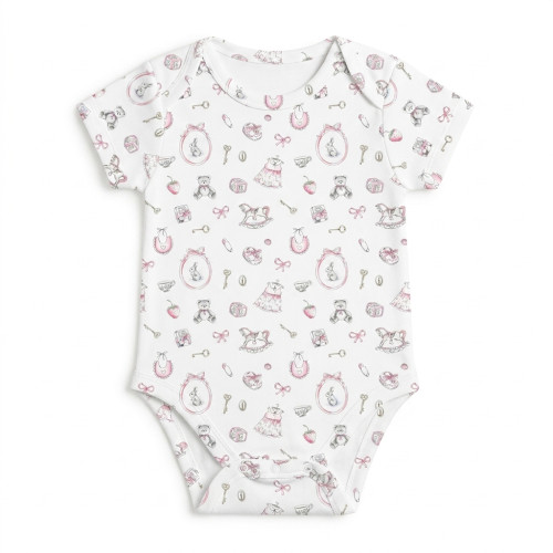 Printed Short-Sleeve Bodyve..