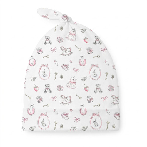 Supima Cotton Layette Hat w..
