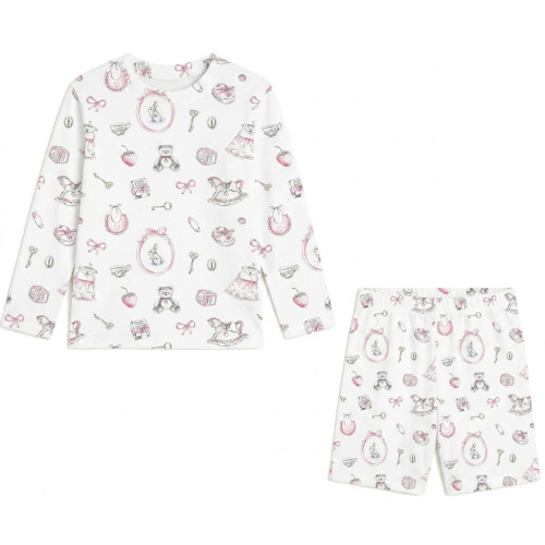Printed Supima Cotton Top a..