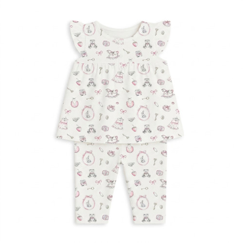 Yoke Girls Pyjama 100% orga..
