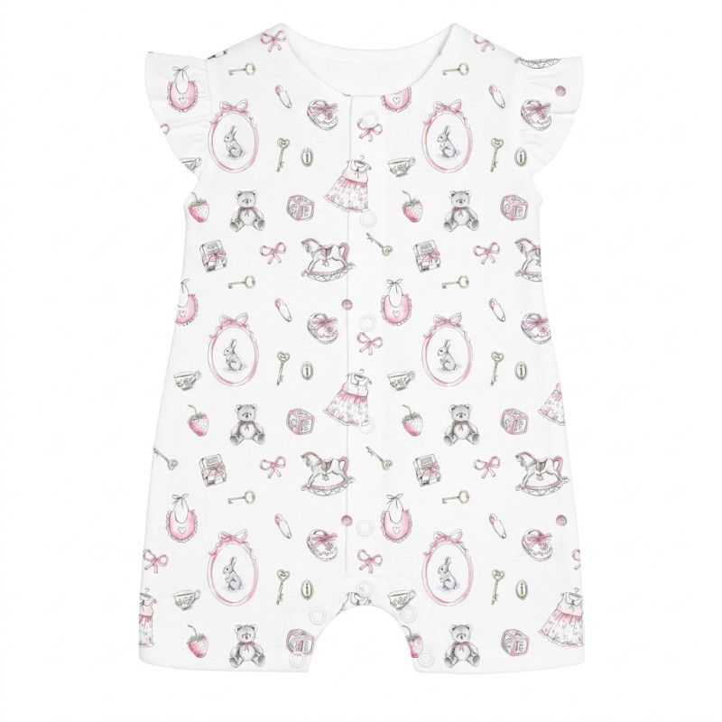 Supima Cotton Shortie with Ruffles – R007 Supima Cotton Shortie with Ruffles – R007