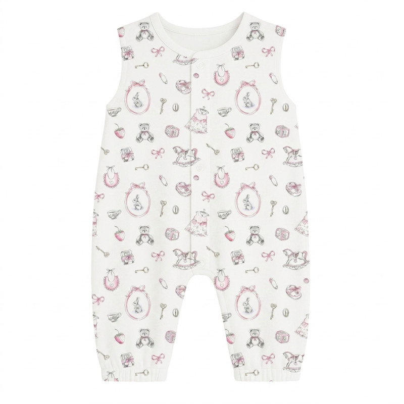 Long Supima Cotton Shortie with Sleeves R009 Long Supima Cotton Shortie with Sleeves R009
