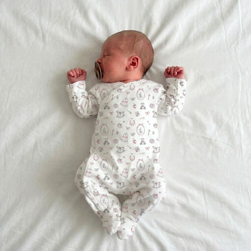 Babygrow for baby with Side Opening K020