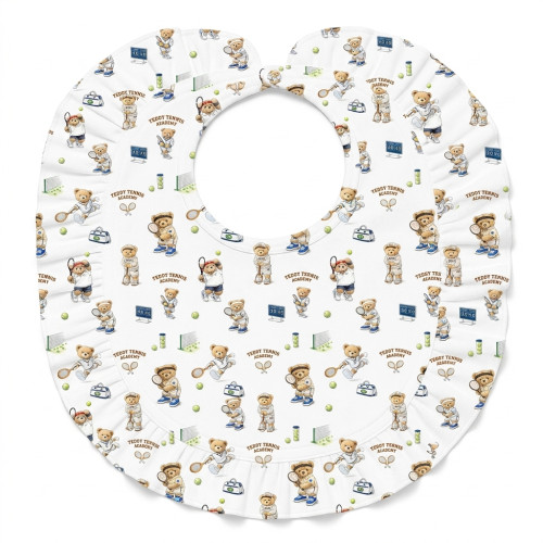Baby Bib with Ruffles for g..