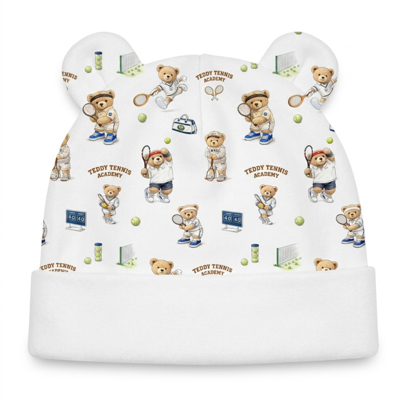 Hat with ears Supima Cotton H002 TENNIS ACADEMY Hat with ears Supima Cotton H002 TENNIS ACADEMY