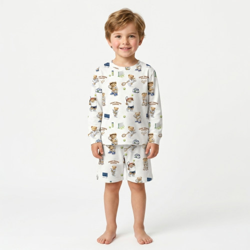 Printed Supima Cotton Top a..