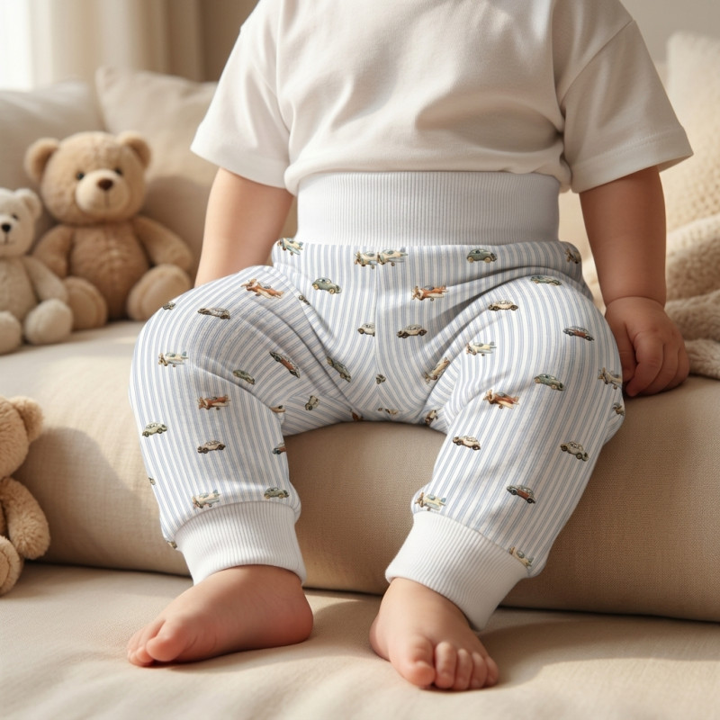 Cotton Baby Joggers BR014 VELVET BLUE Cotton Baby Joggers BR014 VELVET BLUE