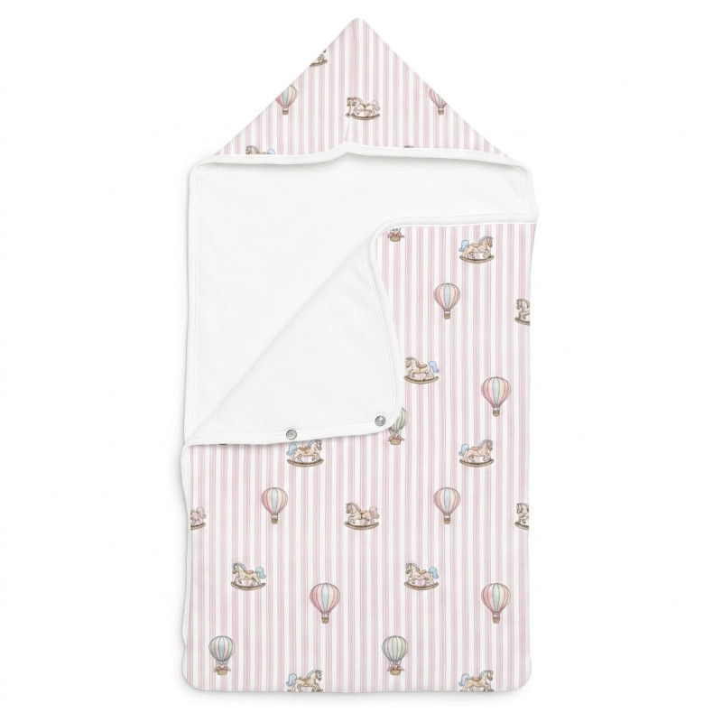 Затишний Конверт (кокон) Babynest C002 VELVET PINK