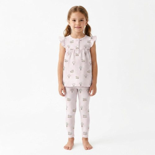 Yoke Girls Pyjama 100% orga..