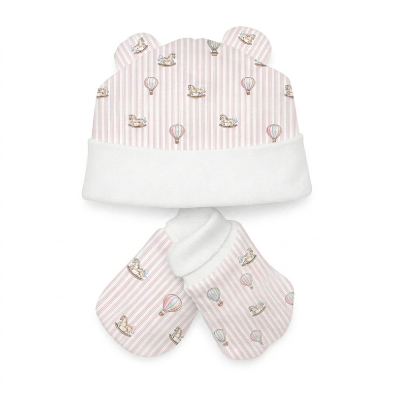Hat and Mittens Set010 VELVET PINK Hat and Mittens Set010 VELVET PINK