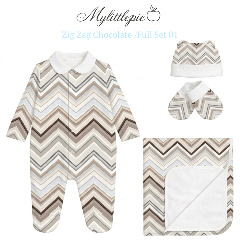 Комплект Full Set FS01 Zig Zag Chocolate 3 pc