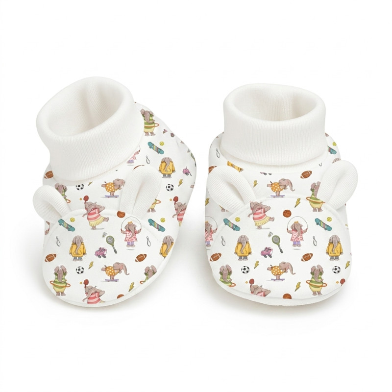 Funny Bear Booties with Ears BT001 Funny Bear Booties with Ears BT001