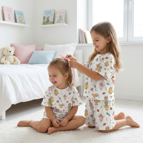 Pyjama short sleeve 100% or..