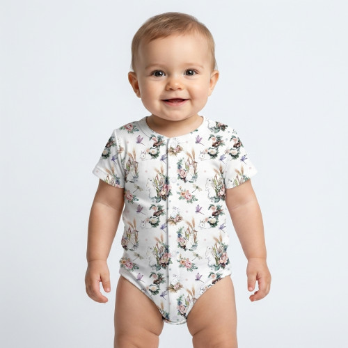 Printed Short-Sleeve Front ..