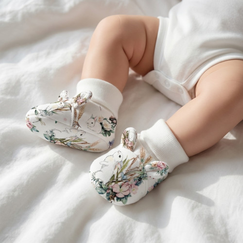 Funny Bear Booties with Ear..