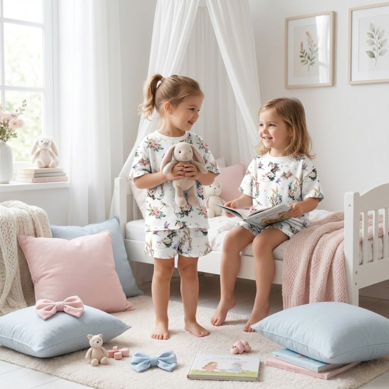 Pyjama short sleeve 100% organic pima Cotton PJ006 Pyjama short sleeve 100% organic pima Cotton PJ006